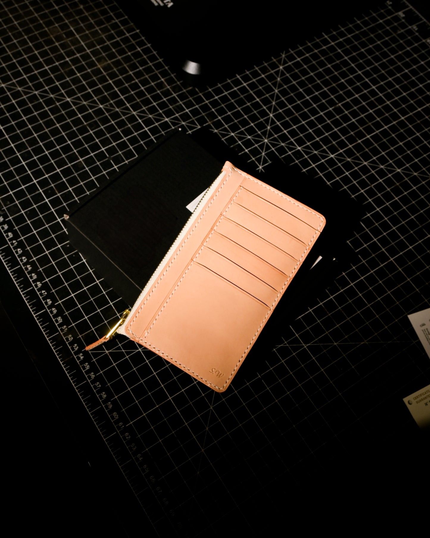 Qamar Zipper Long Wallet