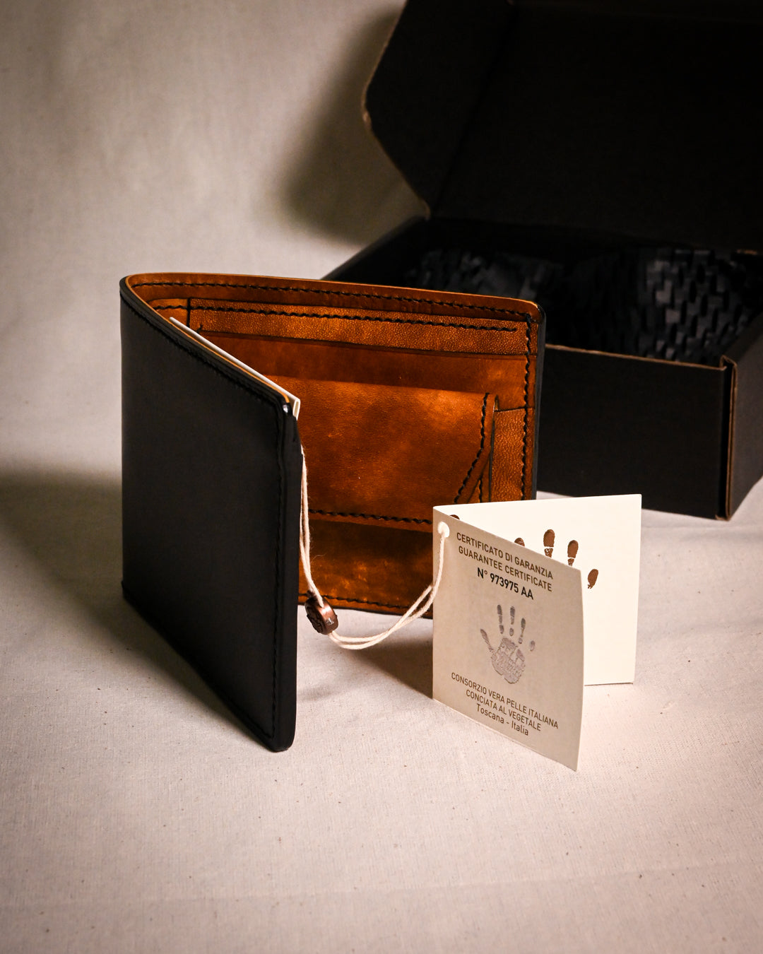 Kaswa Bifold Wallet with Coin Pouch