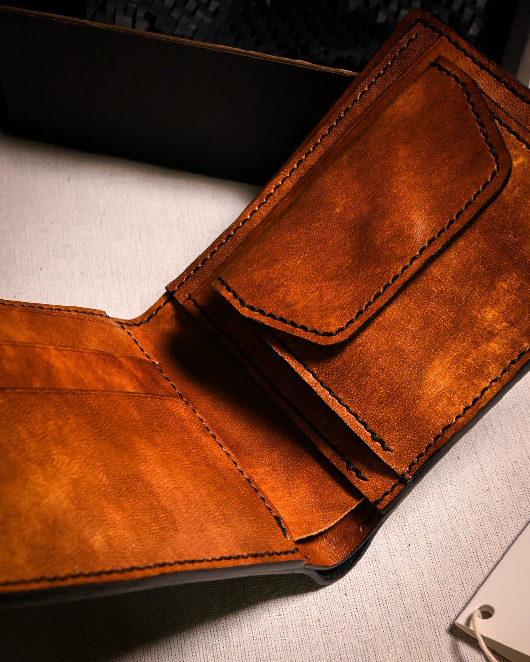 Kaswa Bifold Wallet with Coin Pouch