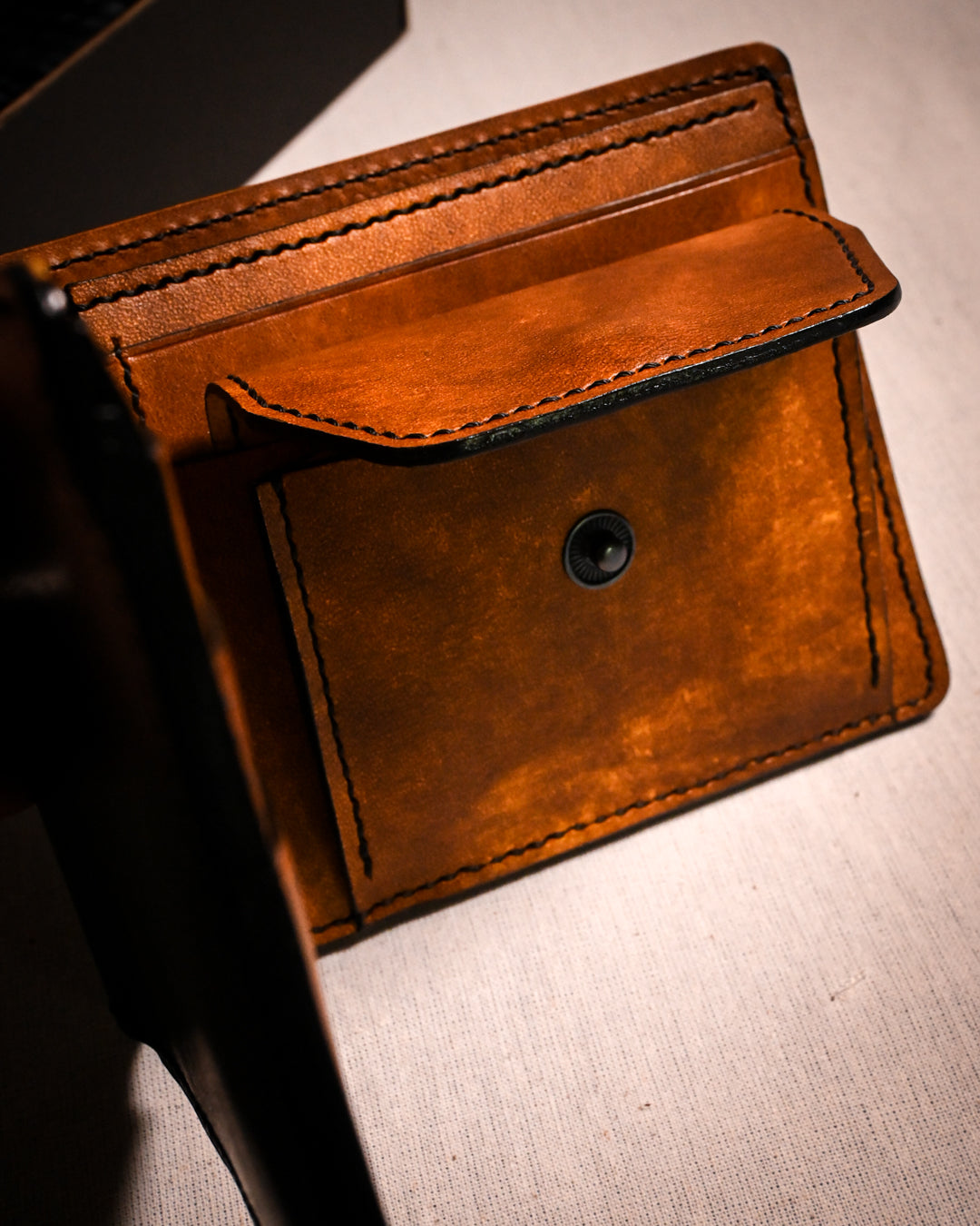 Kaswa Bifold Wallet with Coin Pouch