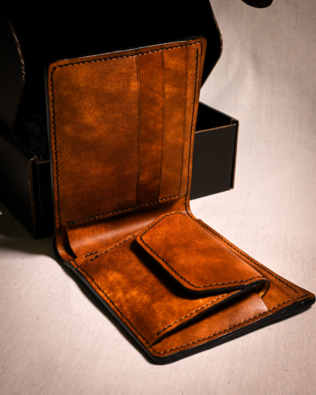 Kaswa Bifold Wallet with Coin Pouch