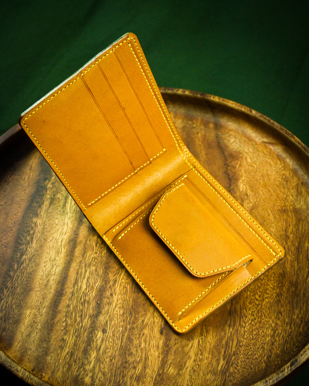 Kaswa Bifold Wallet with Coin Pouch