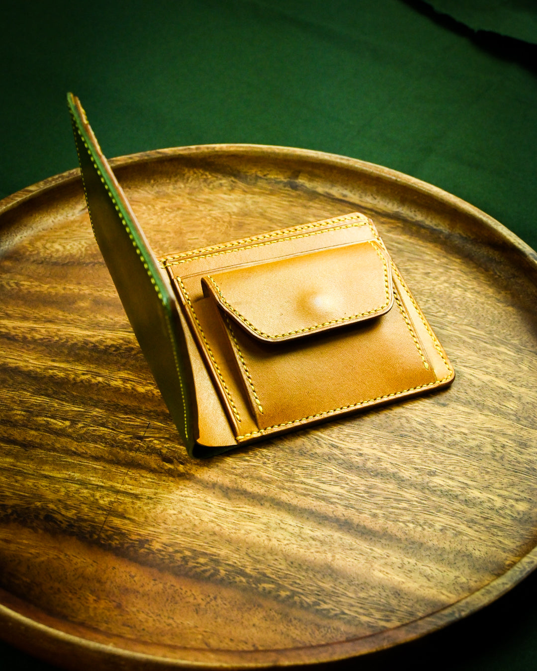 Kaswa Bifold Wallet with Coin Pouch