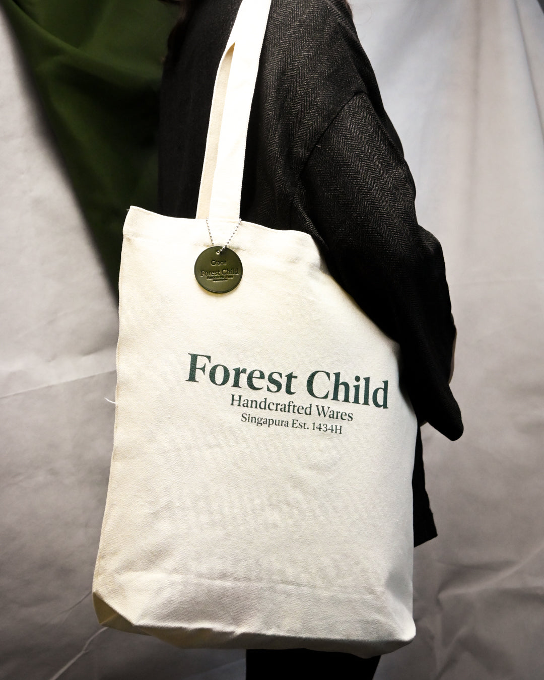 Medium Cotton Canvas Tote Bag
